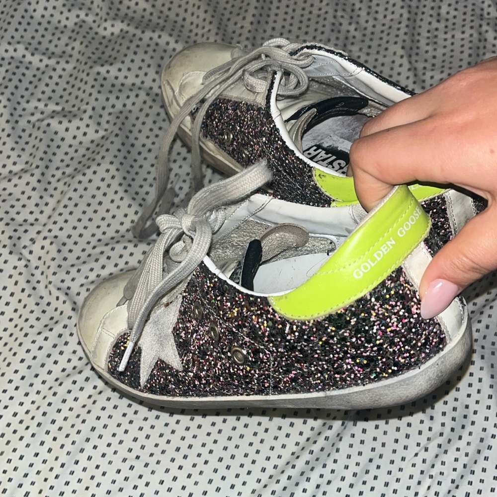 Golden Goose Glitter Star Sneakers - Picture 4 of 8